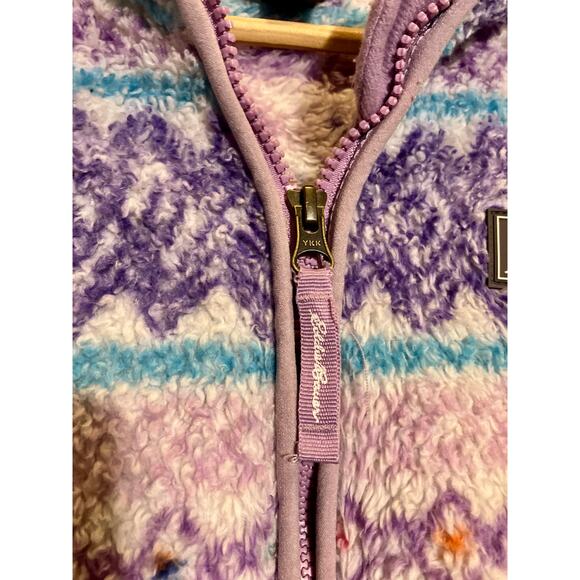 Eddie Bauer Girls Fleece Zip-up Sweatshirt Size Small (7/8). - Picture 7 of 7